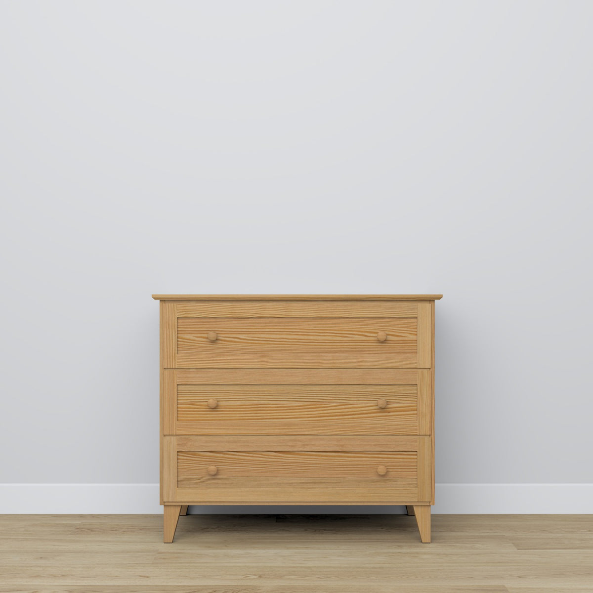 Sosnowa komoda 3S 105 Scandi sosna naturalna