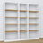 Bookcase wooden white-oak – dimensions and diagram, Nizio Home