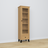 Vetrina in rovere 1S 57 Scandi nero / rovere naturale