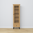Vetrina in rovere 1S 57 Scandi nero / rovere naturale