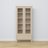Vetrina in rovere 1S 90 Scandi rovere sbiancato