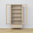 Vetrina in rovere 1S 90 Scandi rovere sbiancato