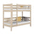 Oak Bunk Bed Bleached Oak – Children’s Room, Solid Wood, Scandinavian Style