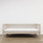 Sofa bed bleached oak made of oak – dimensions and diagram, Nizio