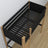 Black and Oak Wooden Loft Bed with Desk – Ladder and Joint Details
