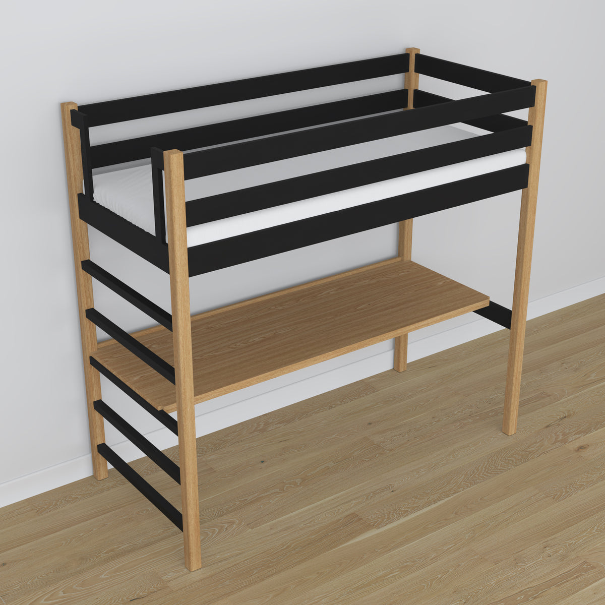 Nizio pine slatted base for loft bed – compatible with every model