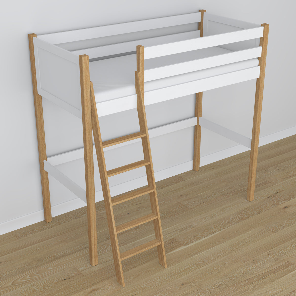 Nizio pine slatted base for loft bed – durable support base