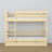 Clear Pine Wooden Bunk Bed – Interior of Mattress Drawer, Children’s Room