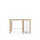 Scrivania in legno 3S Scandi bianco / quercia naturale