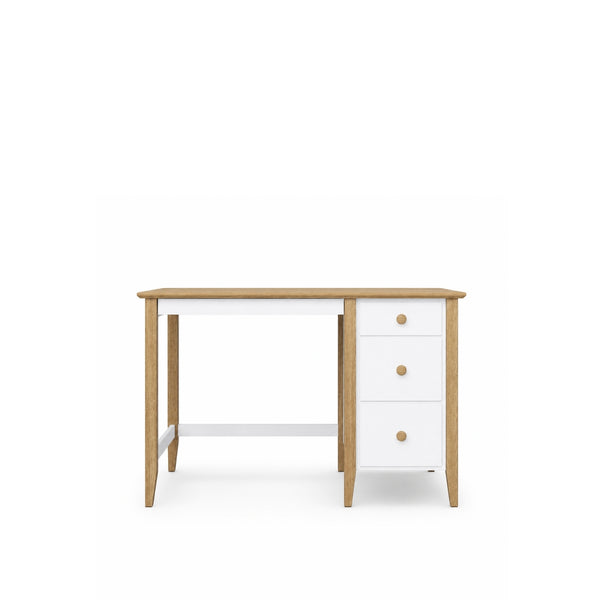 Scrivania in legno 3S Scandi bianco / quercia naturale