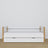 Letto divano con cassetto per materasso bianco-quercia in legno – dimensioni, Nizio