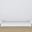 Low Bed Wooden White – Low Frame, Side View, Scandi Bedroom