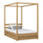 Oak canopy bed with drawer natural oak – child’s room, scandi style