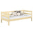 Letto divano in legno pino trasparente – stanza per bambini, stile scandinavo Nizio
