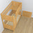 Natural Pine Bunk Bed – Wooden Slatted Frame, Mattress Drawer