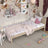 Letto quercia sbiancata in nella cameretta dei bambini – allestimento scandinava, in quercia