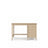 Desk with 3 drawers oak bleached oak – office and youth room, scandi