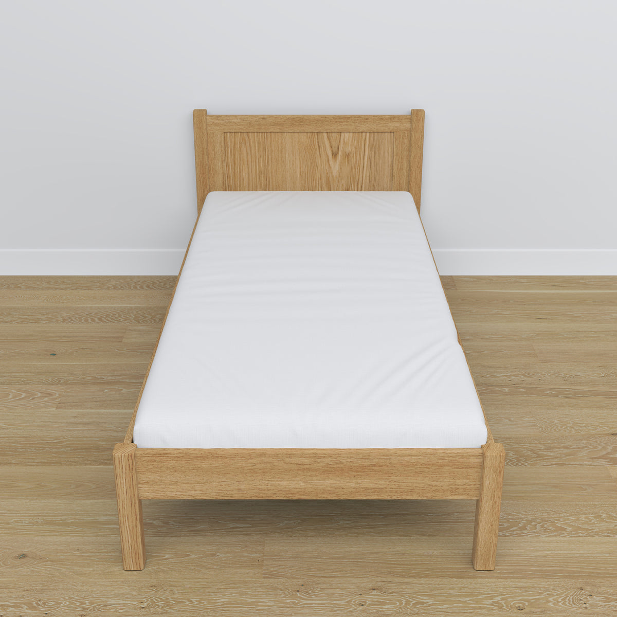 Letto quercia naturale con quercia – dimensioni e schema, Nizio Home