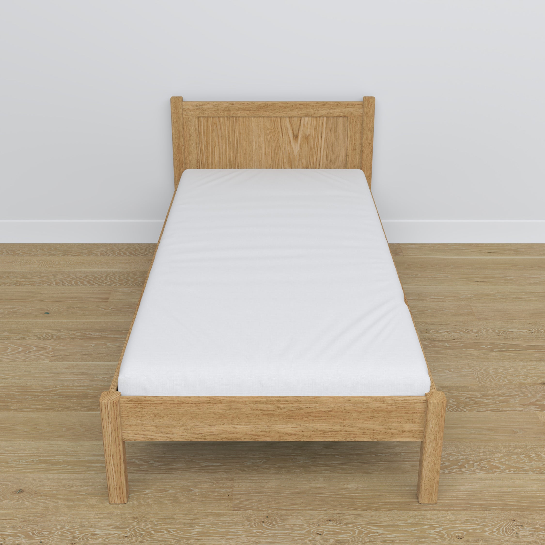 Letto quercia naturale con quercia – dimensioni e schema, Nizio Home