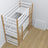 Letto 3-a castello bianco con quercia in nella cameretta dei bambini – allestimento scandi, Nizio
