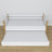 Letto divano con cassetto per materasso bianco-quercia in legno – dimensioni, Nizio