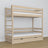 Letto a castello con cassetto quercia sbiancata con quercia – scandinavo design, Nizio