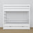 White Wooden Bunk Bed – Interior of Mattress Drawer, Children’s Room