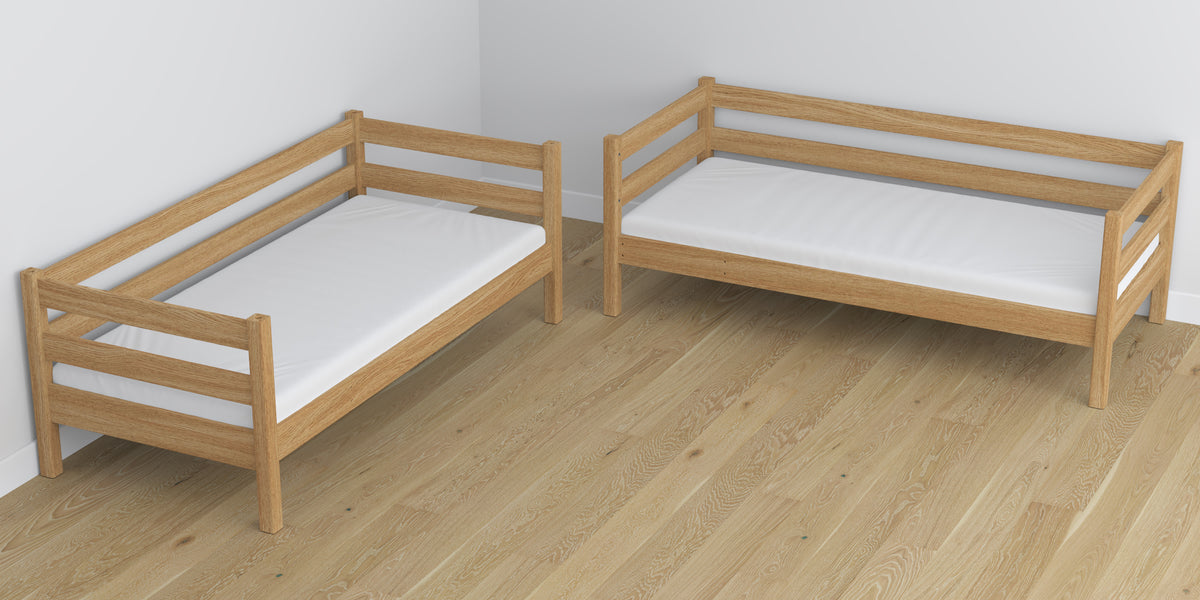 Natural Oak Oak Bunk Bed – Dimensions and Diagram, Nizio