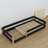 Low Bed Black and Oak Wooden – Dimensions and Diagram, Nizio