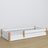 Low Bed White and Oak Wooden – Dimensions and Diagram, Nizio