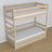 Oak Bunk Bed Bleached Oak – Interior of Mattress Drawer, Children’s Room