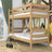 Oak Bunk Bed Natural Oak – Two Sleeping Areas in One, Safe Construction