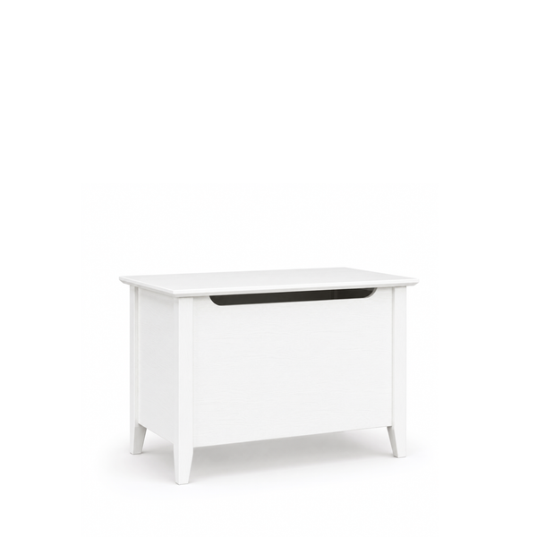 Baule in legno Scandi bianco