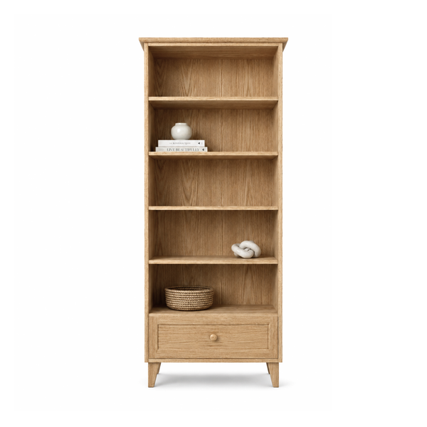 Scaffale in quercia 1S 80 Scandi quercia naturale