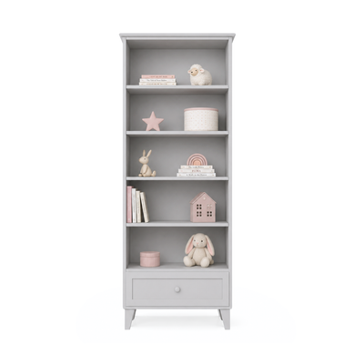 Scaffale in legno 1S 80 Scandi grigio cenere