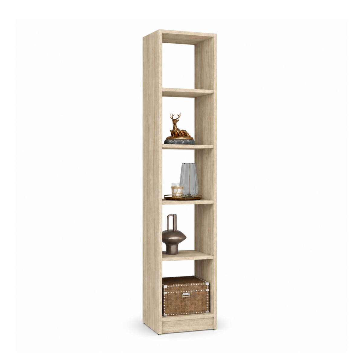 Libreria in rovere N01 rovere sbiancato