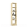 Scaffale in legno N01 pino trasparente