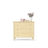 Cassettiera con 3 cassetti in pino trasparente 105 cm – della camera da lettoa, stile scandinavo