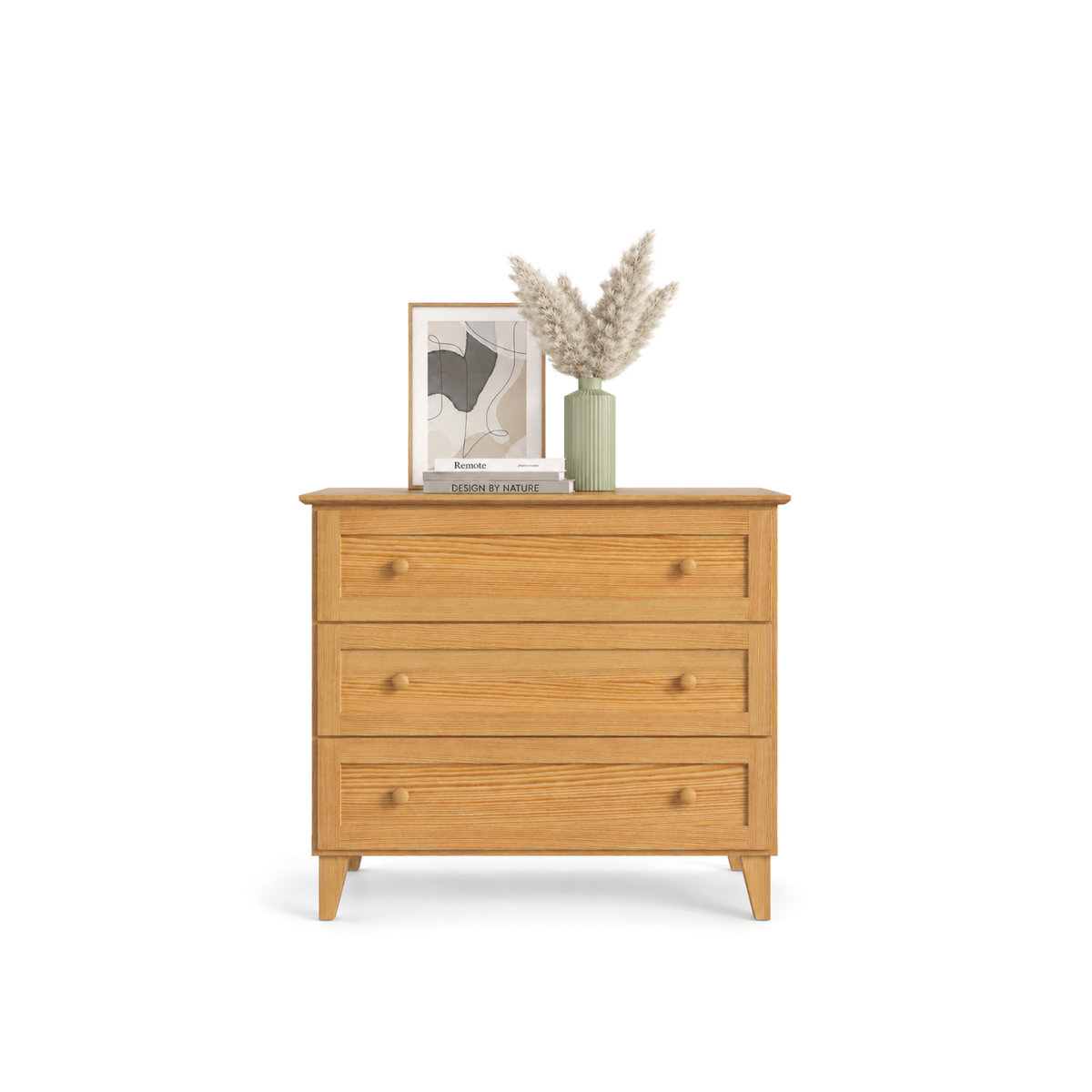 Sosnowa komoda 3S 105 Scandi sosna naturalna