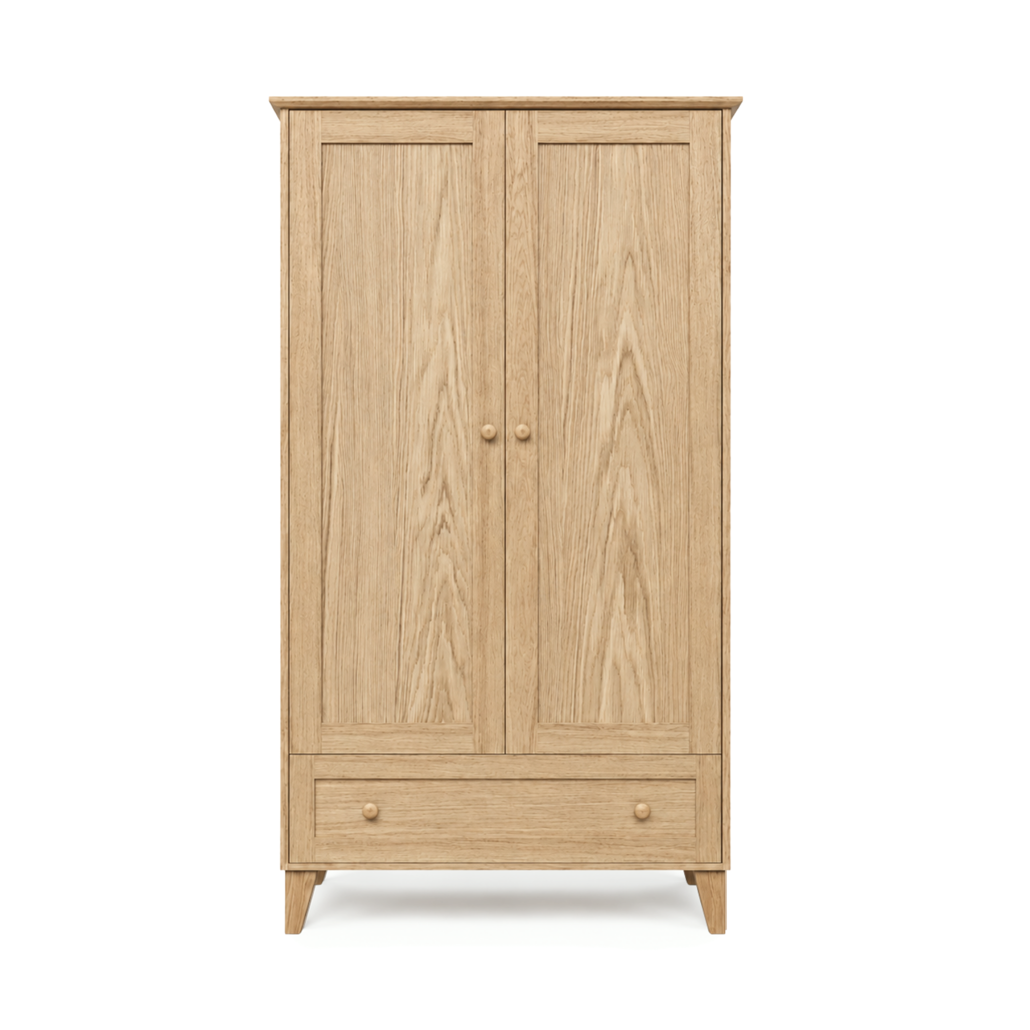 Armadio in rovere 2A1C Scandi rovere naturale