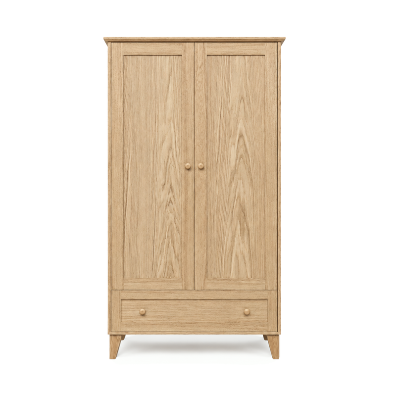 Armadio in rovere 2A1C Scandi rovere naturale