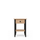Comodino in rovere 1C N01 Scandi rovere naturale / nero