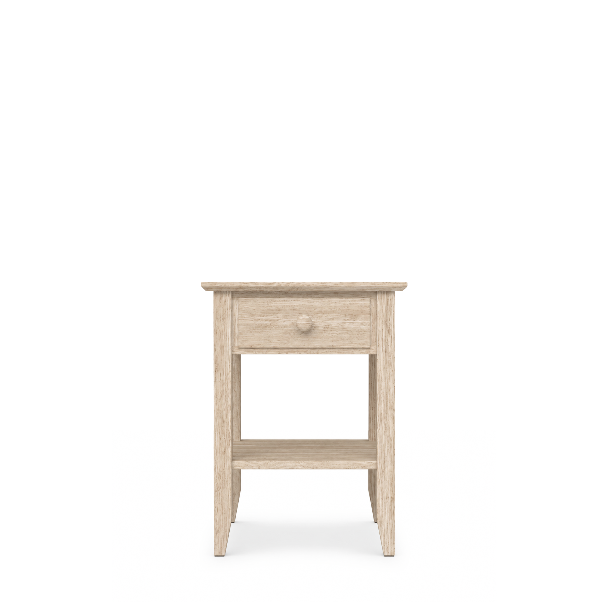 Comodino in rovere 1C N01 Scandi rovere sbiancato