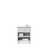 Comodino in legno 1S N02 Scandi grigio cenere