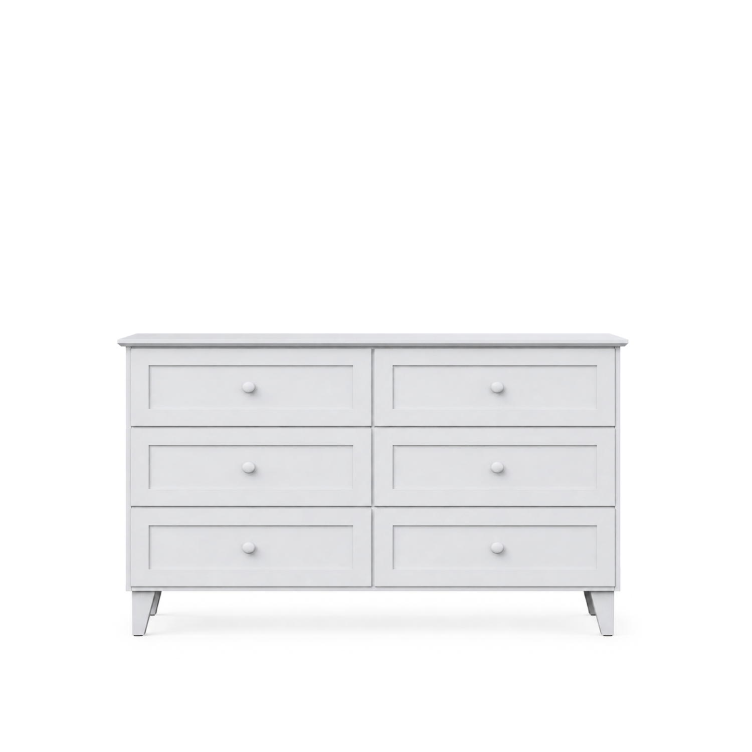 Drewniana komoda 6S 154 Scandi popielaty