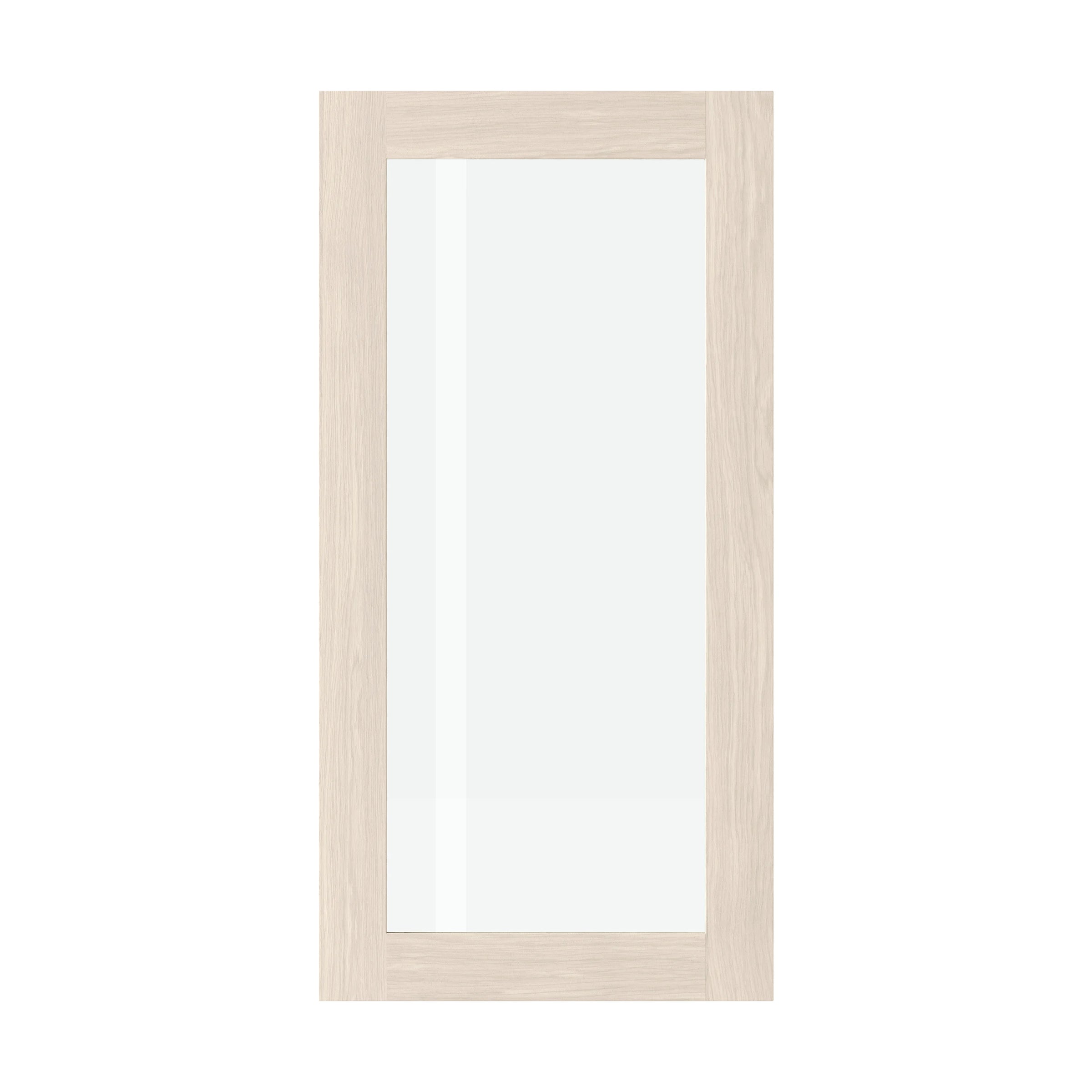 Oak front with glass