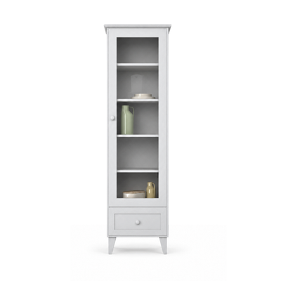 Vetrina in legno 1S 57 Scandi grigio cenere