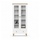 Vetrina in legno 1S 90 Scandi bianco / quercia naturale